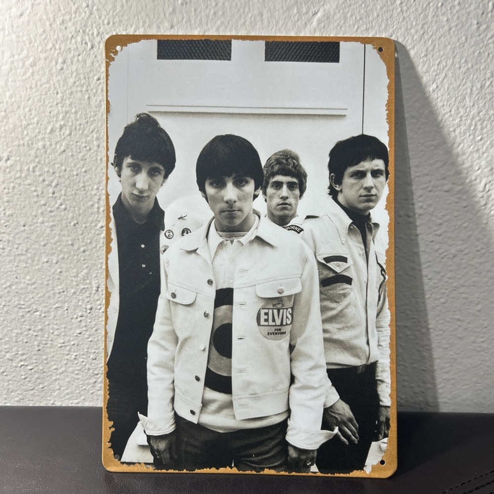 The Who Vintage Metal Decor